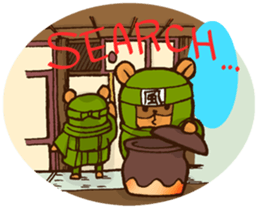 Raccoon dog Ninja ENGLISH sticker #6194858