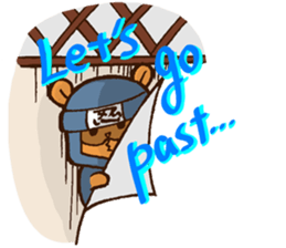 Raccoon dog Ninja ENGLISH sticker #6194859