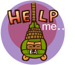 Raccoon dog Ninja ENGLISH sticker #6194869