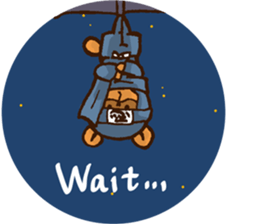 Raccoon dog Ninja ENGLISH sticker #6194873