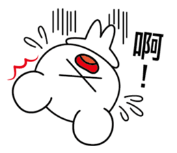 Big Face White Mouse "Shirorin" sticker #6195116