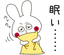 Sticker.rabbit and tabby cat2 sticker #6196202