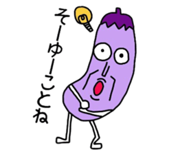 Also do O, Mr. eggplant sticker #6196606