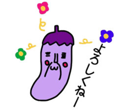 Also do O, Mr. eggplant sticker #6196614