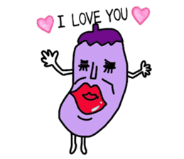 Also do O, Mr. eggplant sticker #6196624