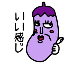 Also do O, Mr. eggplant sticker #6196633