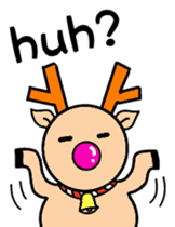 Santa and Reindeer~Christmas stickers~ sticker #6196668