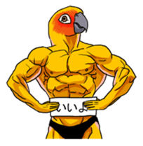 Muscular Animals sticker #6197204