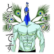 Muscular Animals sticker #6197219