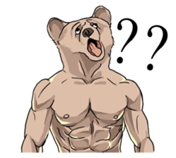 Muscular Animals sticker #6197234