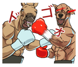 Muscular Animals sticker #6197237