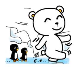 I do a white bear sticker #6197335