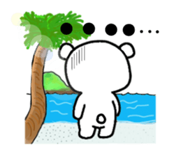 I do a white bear sticker #6197343