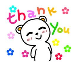 I do a white bear sticker #6197349