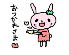 Happy-go-lucky Rabbit sticker #6197370