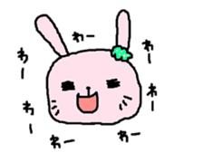 Happy-go-lucky Rabbit sticker #6197383