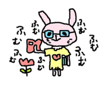 Happy-go-lucky Rabbit sticker #6197397