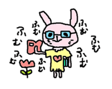 Happy-go-lucky Rabbit sticker #6197397