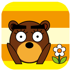 Black Eyebrows Bear ( English )