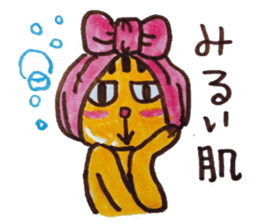 cute cat speaks Japanese local dialect 2 sticker #6197828