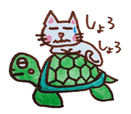 cute cat speaks Japanese local dialect 2 sticker #6197831