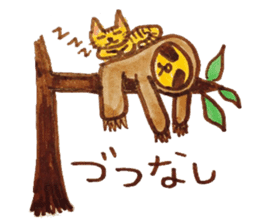 cute cat speaks Japanese local dialect 2 sticker #6197834