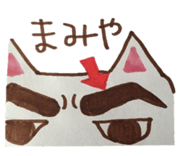 cute cat speaks Japanese local dialect 2 sticker #6197837