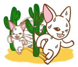 Adventure of Fennec fox ~To the forest~ sticker #6197915