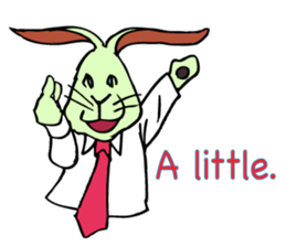 Rabbit uses slang expression. sticker #6198093