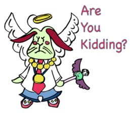 Rabbit uses slang expression. sticker #6198096