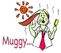 Rabbit uses slang expression. sticker #6198101