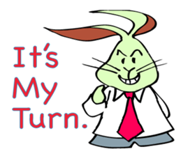 Rabbit uses slang expression. sticker #6198102