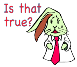 Rabbit uses slang expression. sticker #6198105