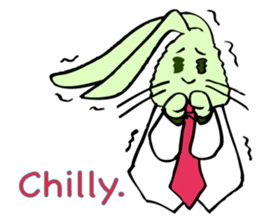 Rabbit uses slang expression. sticker #6198108