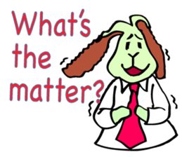 Rabbit uses slang expression. sticker #6198112