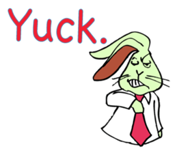 Rabbit uses slang expression. sticker #6198113