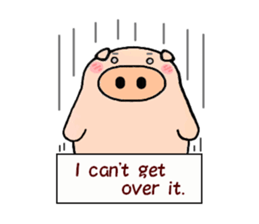 cute animal stickers (pig) sticker #6198642
