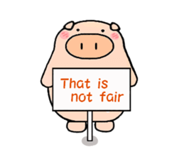 cute animal stickers (pig) sticker #6198646