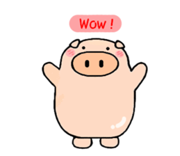 cute animal stickers (pig) sticker #6198671