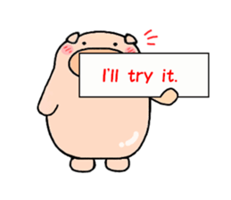 cute animal stickers (pig) sticker #6198678