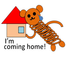 The stretchable bear toy sticker #6198686