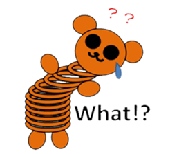 The stretchable bear toy sticker #6198696