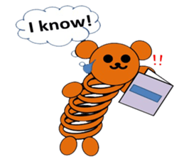 The stretchable bear toy sticker #6198703