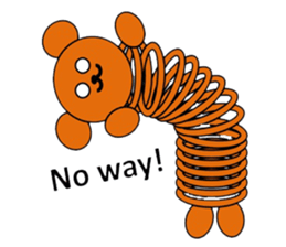 The stretchable bear toy sticker #6198707