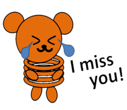 The stretchable bear toy sticker #6198708