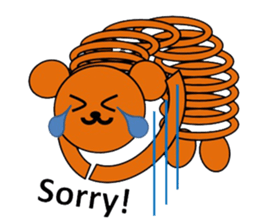 The stretchable bear toy sticker #6198713