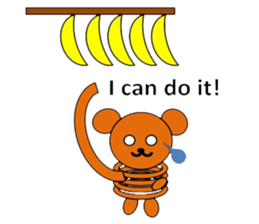 The stretchable bear toy sticker #6198715