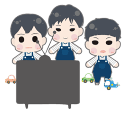 Not one!Nor two!We are three! sticker #6199288