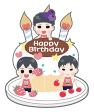 Not one!Nor two!We are three! sticker #6199292