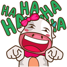 Mira the sweet cow sticker #6199482